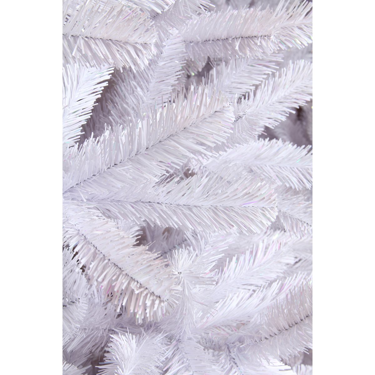 Icelandic Artificial Christmas tree - H90 x Ø66 cm - White iridescent
